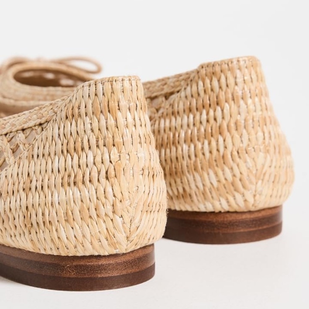 Sam Edelman Beige Woven Flats - Picture 2 of 10